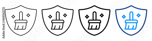 Clean Icon Multiple Outline Collection Set