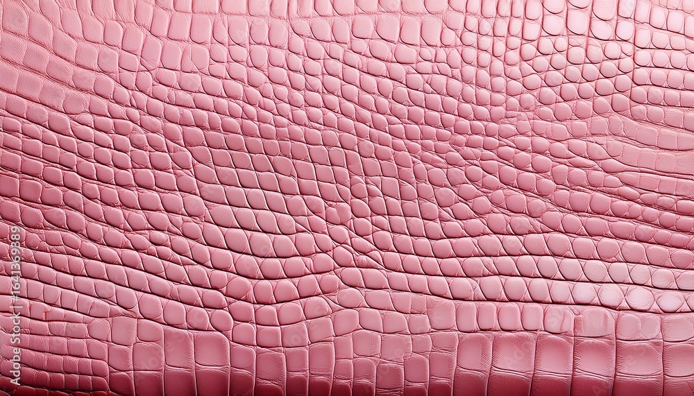 Fototapeta premium pastel pink crocodile skin texture background