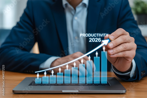 Inspiring growth and success visualization for future productivity gains
