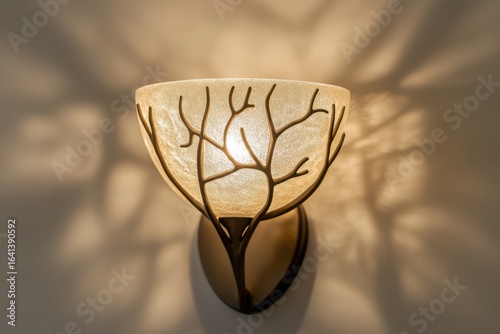 Elegant Wall Sconce with Nature Inspired Design for Contemporary Interiors