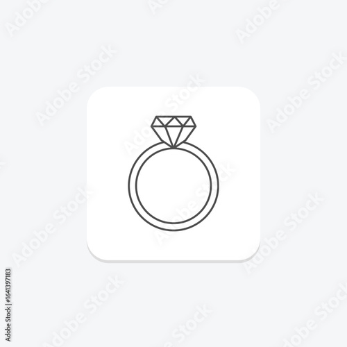 Diamond Clover Ring, vector, pixel perfect, illustrator file