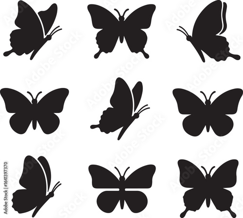 Vector art of fourleaf clover symbol of luck in various shades of green isolated on white background