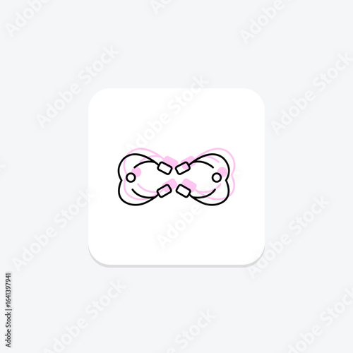 Diamond Infinity Bracelet, vector, pixel perfect, illustrator file