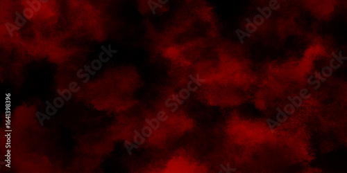 watercolor marble pattern design. paint brush strokes. fire red texture. smoke overlays black and red Background. vintage retro red background. Red vapor on black background. red smoky clouds.	