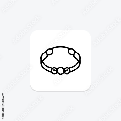Gold Bracelet, vector, pixel perfect, illustrator file