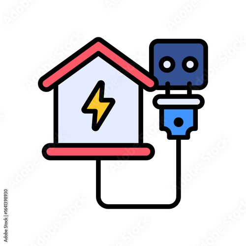 Energy Load lineal color icon