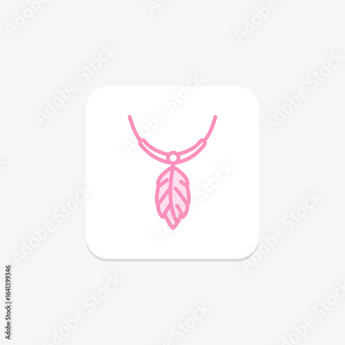 Gold Feather Pendant, vector, pixel perfect, illustrator file