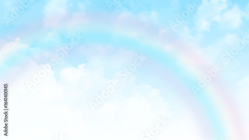 Beautiful universally cloudscape background. Beautiful sky with clouds in sunshine day photo 