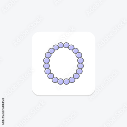 Pearl Bracelet, vector, pixel perfect, illustrator file