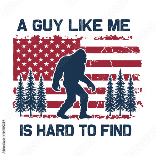 A guy like me is hard to find - t shirt design vector
