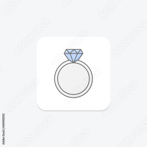 Diamond Clover Ring, vector, pixel perfect, illustrator file