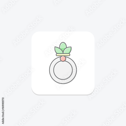Gold And Pearl Ring, vector, pixel perfect, illustrator file