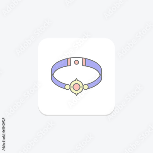 Gold And Emerald Bracelet, vector, pixel perfect, illustrator file