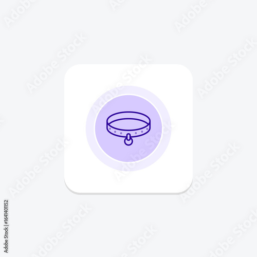 Choker Necklace, vector, pixel perfect, illustrator file