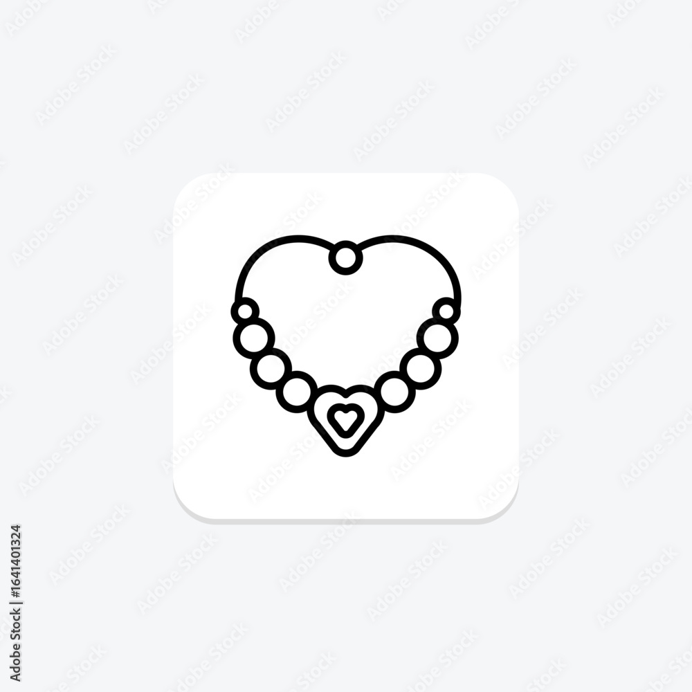 Silver Heart Bracelet, vector, pixel perfect, illustrator file Silver Heart Bracelet, vector, pixel perfect, illustrator file