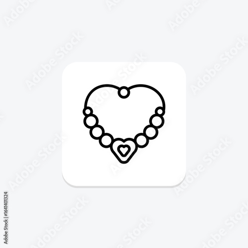 Silver Heart Bracelet, vector, pixel perfect, illustrator file