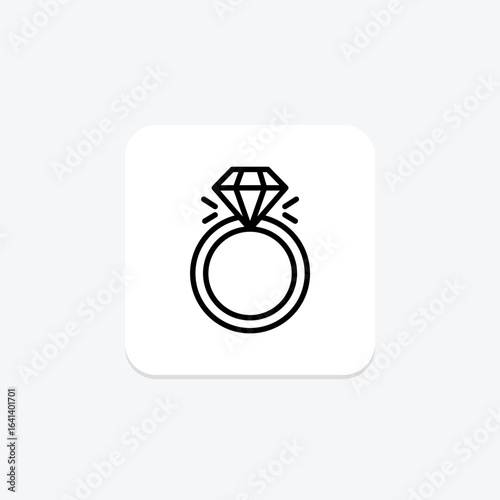 Diamond Wave Ring, vector, pixel perfect, illustrator file