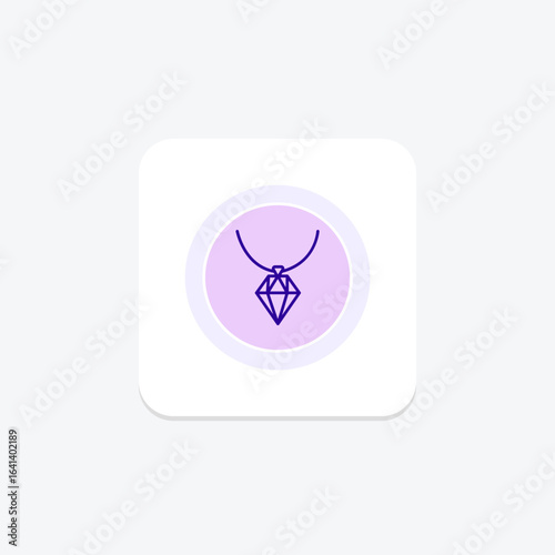 Diamond Arrowhead Necklace, vector, pixel perfect, illustrator file