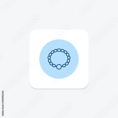 Rose Gold Bracelet, vector, pixel perfect, illustrator file