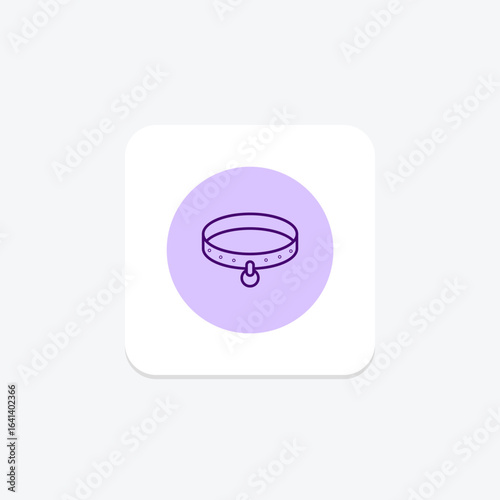 Choker Necklace, vector, pixel perfect, illustrator file
