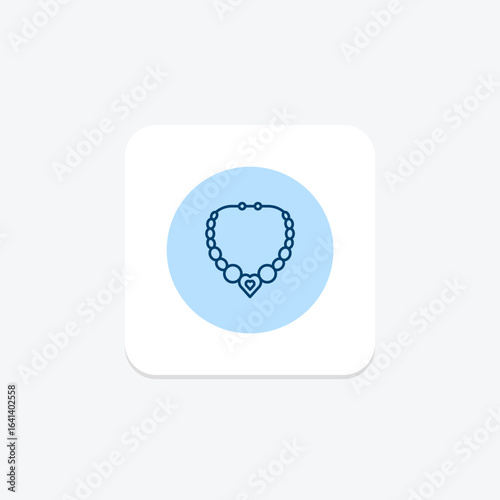 Gold Chain Necklace, vector, pixel perfect, illustrator file