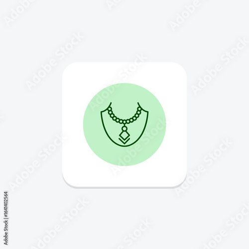 Layered Necklace, vector, pixel perfect, illustrator file