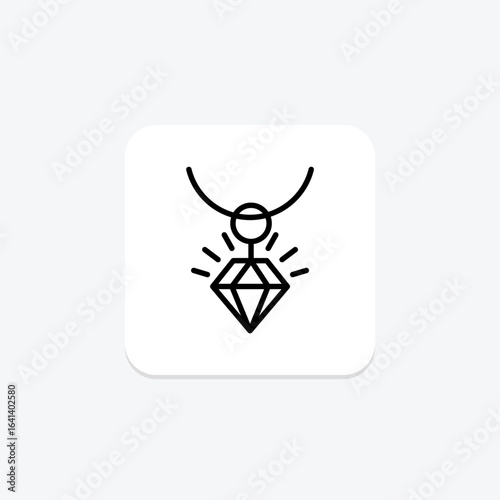 Diamond Sun Pendant, vector, pixel perfect, illustrator file
