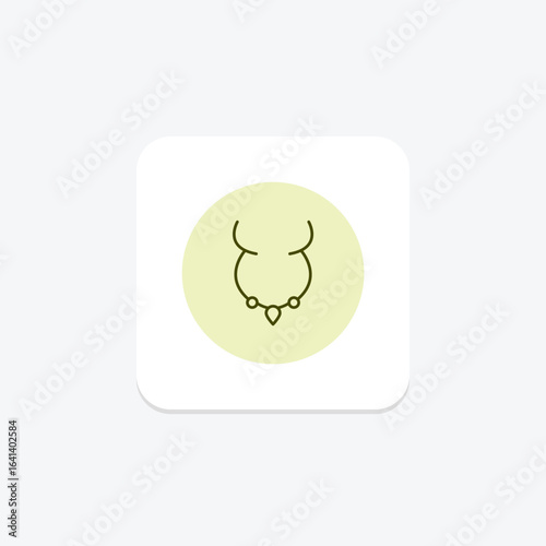 Gold Name Necklace, vector, pixel perfect, illustrator file