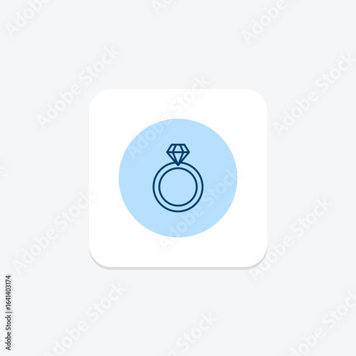Emerald And Diamond Ring, vector, pixel perfect, illustrator file