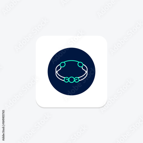 Gold Bracelet, vector, pixel perfect, illustrator file