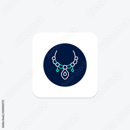 Statement Necklace, vector, pixel perfect, illustrator file