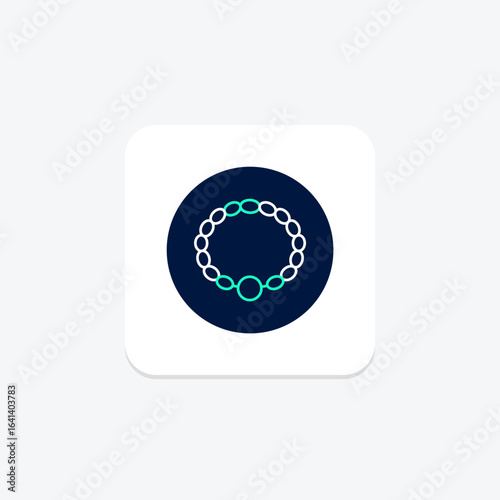 Rose Gold Bracelet, vector, pixel perfect, illustrator file