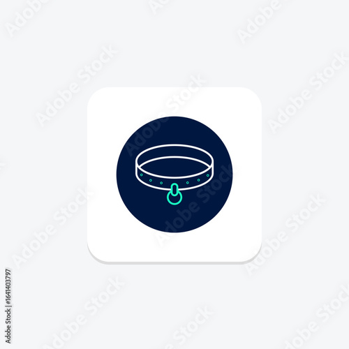 Choker Necklace, vector, pixel perfect, illustrator file
