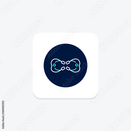 Diamond Infinity Bracelet, vector, pixel perfect, illustrator file