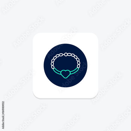 Silver Name Bracelet, vector, pixel perfect, illustrator file