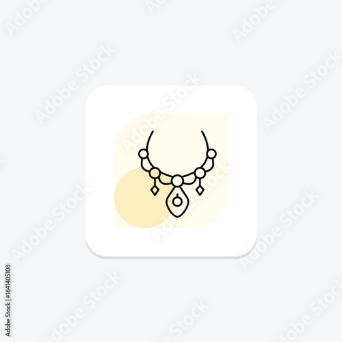 Statement Necklace, vector, pixel perfect, illustrator file