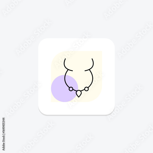 Gold Name Necklace, vector, pixel perfect, illustrator file