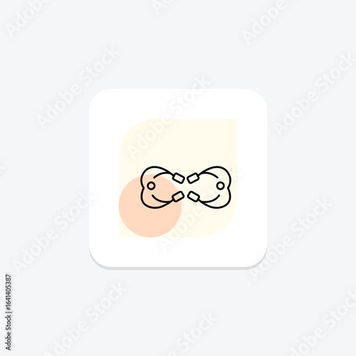 Diamond Infinity Bracelet, vector, pixel perfect, illustrator file