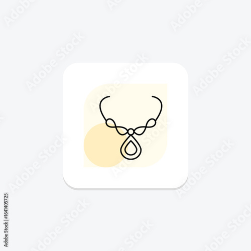 Silver Infinity Necklace, vector, pixel perfect, illustrator file