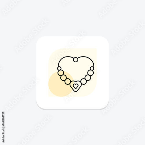 Silver Heart Bracelet, vector, pixel perfect, illustrator file