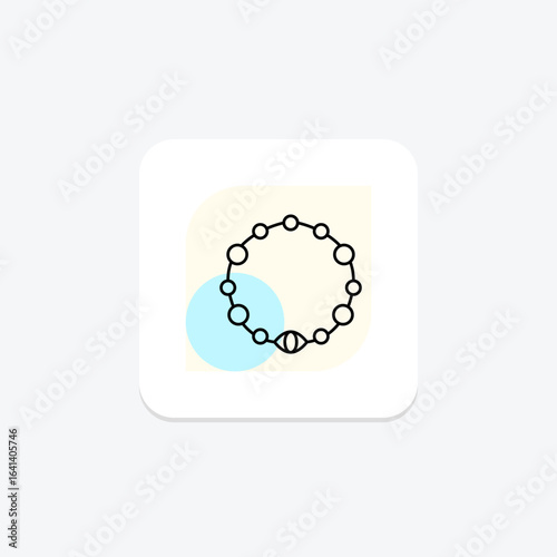 Sapphire Bracelet, vector, pixel perfect, illustrator file