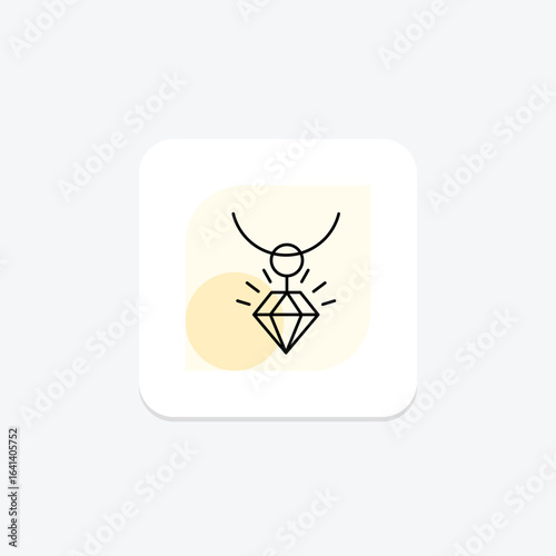 Diamond Sun Pendant, vector, pixel perfect, illustrator file