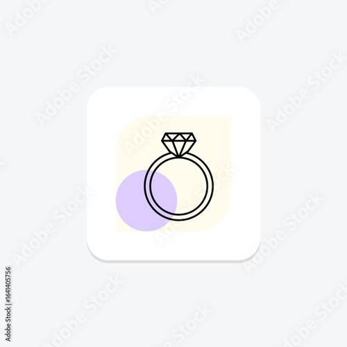 Diamond Clover Ring, vector, pixel perfect, illustrator file