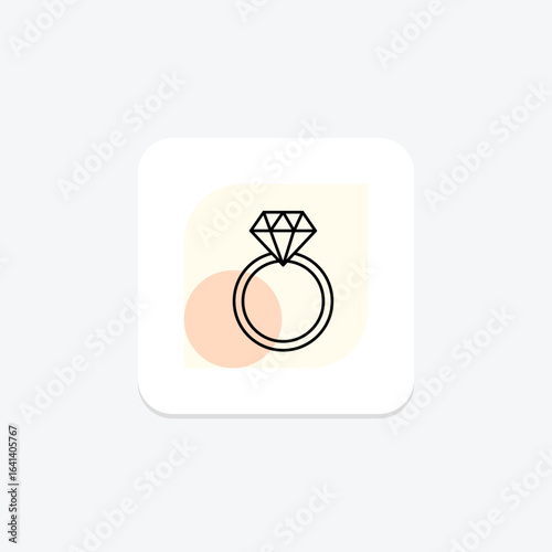 Diamond Hexagon Ring, vector, pixel perfect, illustrator file