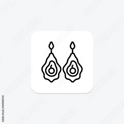 Geode Slice Earrings, vector, pixel perfect, illustrator file