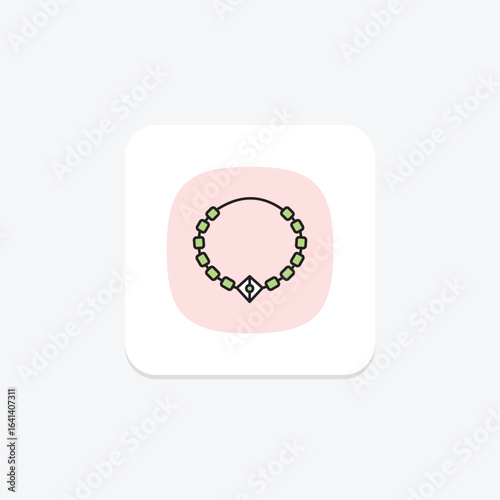 Ruby And Diamond Bracelet, vector, pixel perfect, illustrator file