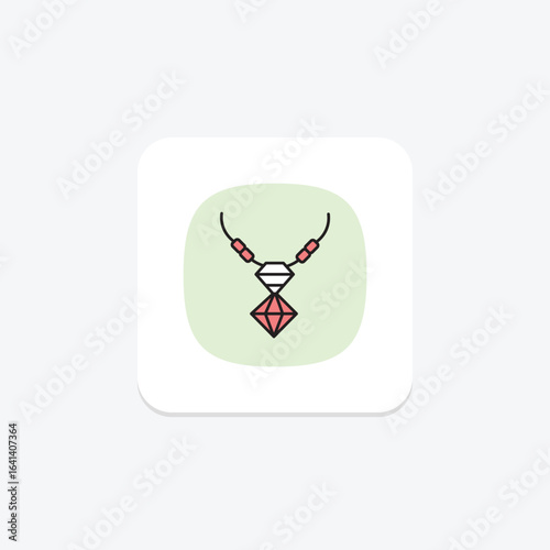 Diamond Dna Necklace, vector, pixel perfect, illustrator file