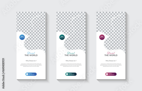 travel roll-up banner, promotion, resort, signage, stand, summer, sun, template, tour, tourism, banners,