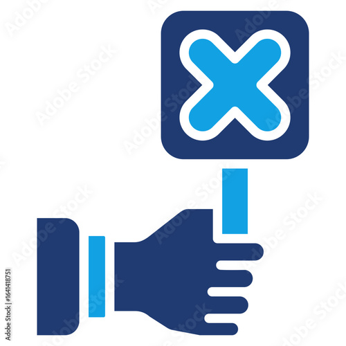 Agree solid color icon