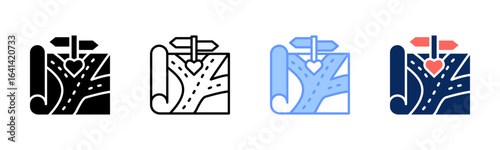 Purpose Mapping icon sheet multiple style collection